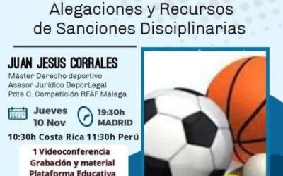 Charla formativa. Valores y Disciplina Deportiva. Aprende a hacer escritos. GRATIS para nuestros lectores..